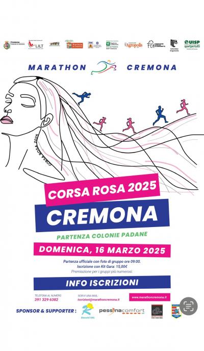 ecco il volantino della Corsa Rosa